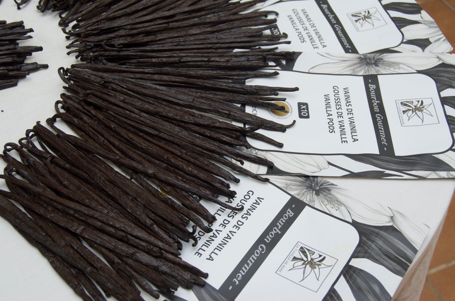 10 Gousses de Vanille Bourbon de Madagascar – Gourmet 18 - 21 cm - La Vanille de Rose