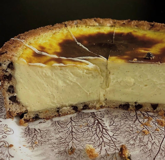 Flan pâtissier à la pâte cookie : la recette gourmande de Ju Chamalo - La Vanille de Rose